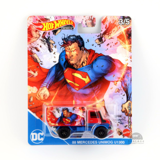 HOT WHEELS Premium DC Comics 88 Mercedes Unimog U1300 GJR24 Superman