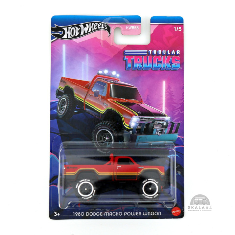 * HOT WHEELS * Silver Series * 1980 Dodge Macho Power Wagon * Tubular Trucks * * HOT WHEELS * Silver Series * 1980 Dodge Macho Power Wagon * Tubular Trucks *