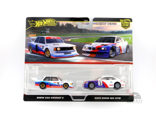HOT WHEELS Premium Car Culture 2-Pack BMW 320 Group 5 & 2001 BMW M3 GTR
