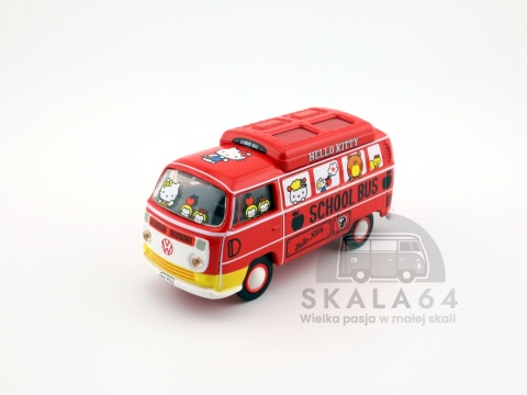 * TARMAC WORKS * Volkswagen VW * Type II (T2) * Hello Kitty Capsule * School Bus *