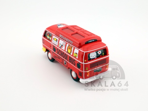 * TARMAC WORKS * Volkswagen VW * Type II (T2) * Hello Kitty Capsule * School Bus *