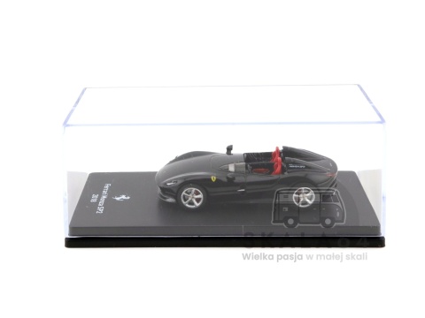 Model samochodu Ferrari Monza SP2 2018 Black w skali 1:64 - gablotka