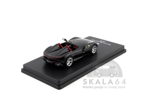 Model samochodu Ferrari Monza SP2 2018 Black w skali 1:64 - tył
