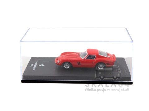 Model samochodu Ferrari 250 GTO 1962 Red w skali 1:64 - gablotka