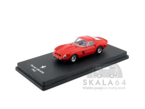 Model samochodu Ferrari 250 GTO 1962 Red w skali 1:64 - przód