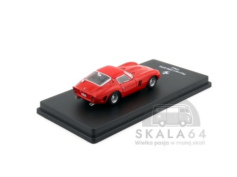 Model samochodu Ferrari 250 GTO 1962 Red w skali 1:64 - tył