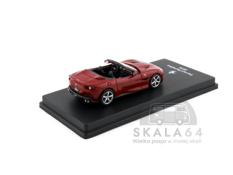 Model samochodu Ferrari Portofino 2018 Red w skali 1:64 - tył