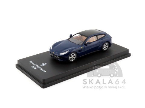 Model samochodu Ferrari GTC4 Lusso 2016 Blue w skali 1:64 - przód