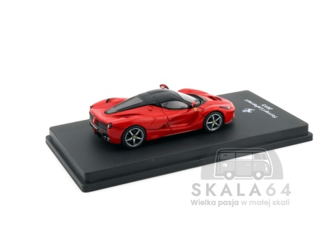 Model samochodu Ferrari LaFerrari 2013 Red Black w skali 1:64 - tył