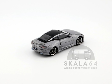 Model samochodu Lexus LC500 LB Works Metal Silver Liberty Walk w skali 1:64 - tył