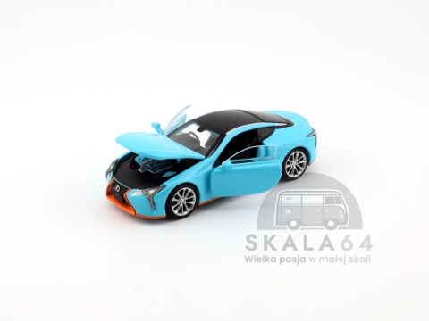 Model samochodu Lexus LC500 Gulf w skali 1:64