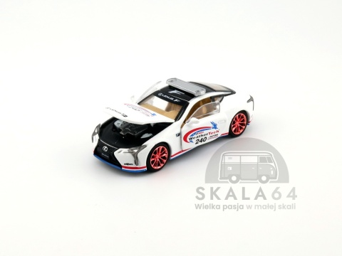 Model samochodu Lexus LC500 Safety Car 1st Special Edition w skali 1:64