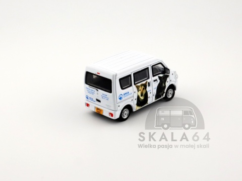 Model samochowu Suzuki Every SPCA Animal Welfare Van w skali 1:64 - tył
