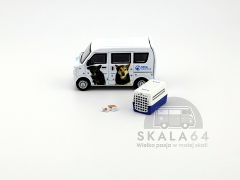 Model samochowu Suzuki Every SPCA Animal Welfare Van w skali 1:64