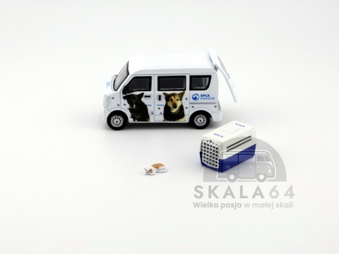Model samochowu Suzuki Every SPCA Animal Welfare Van w skali 1:64