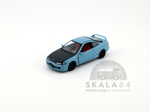 Model samochodu Honda Integra Type-R DC2 Blue Gray w skali 1:64 - przód