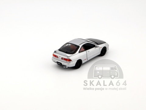 Model samochodu Honda Integra Type-R DC2 Silver w skali 1:64 - tył