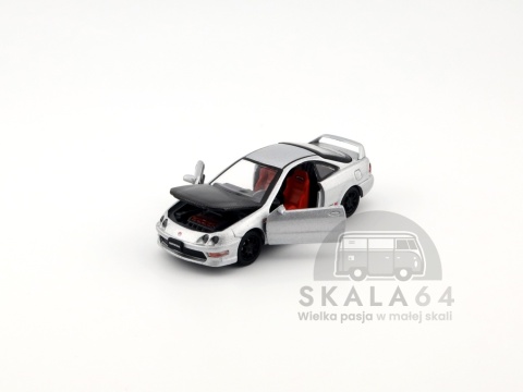 Model samochodu Honda Integra Type-R DC2 Silver w skali 1:64