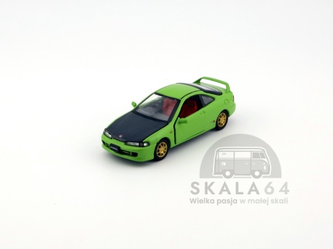 Model samochodu Honda Integra Type-R DC2 Military Green w skali 1:64 - przód