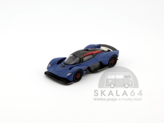 POP RACE PR64-0096 Aston Martin Valkyrie Satin Marina Blue PR640096
