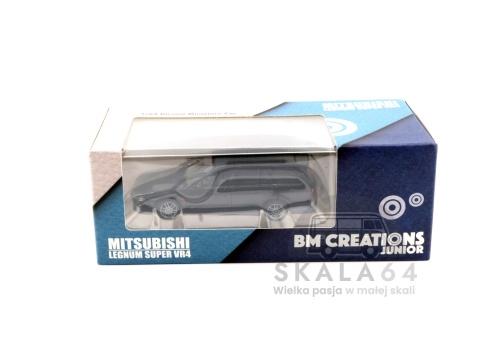 Model samochodu Mitsubishi Legnum Super VR4 BLACK LHD w skali 1:64 - pudełko