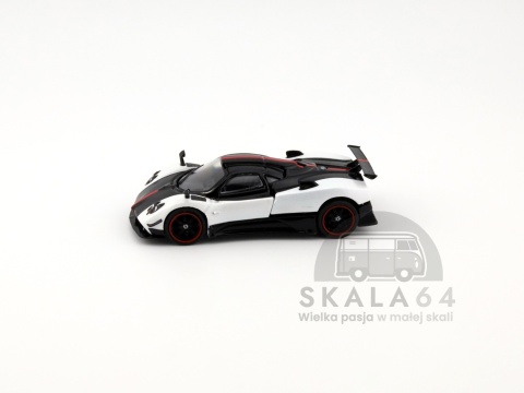 Model samochodu Pagani Zonda Cinque Bianco Benny w skali 1:64 - bok