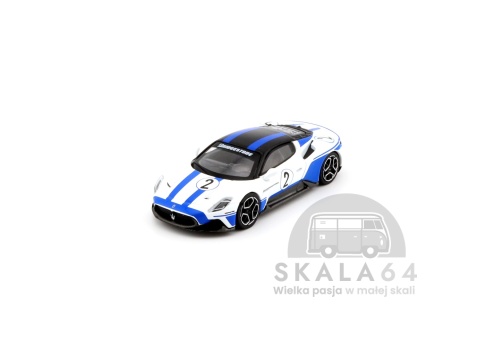 Model samochodu Maserati MC20 w skali 1:64 - przód