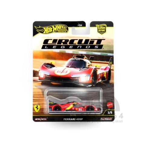 Model samochodu Ferrari 499P w skali 1:64