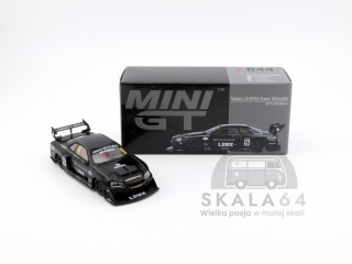 MINI GT Nissan LB-ER34 Super Silhouette Skyline Black RHD MGT00844-R MiniGT