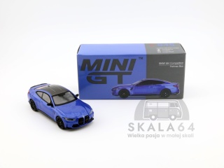 MINI GT BMW M4 Competition (G82) Portimao Blue LHD MGT00845-L MiniGT
