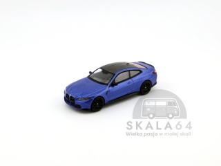 MINI GT BMW M4 Competition (G82) Portimao Blue LHD MGT00845-L MiniGT