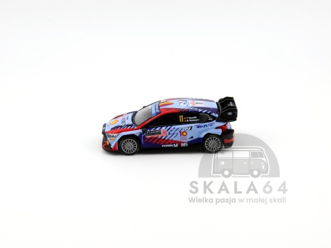 Model samochodu Hyundai i20 N Rally1 Hybrid #11 w skali 1:64 - bok