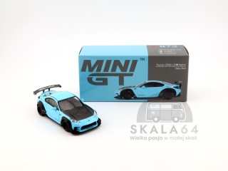MINI GT Toyota GR86 LB Nation Baby Blue LHD MGT00873-L MiniGT