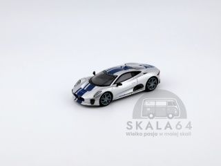 MINI GT Jaguar C-X75 Silver LHD MGT00960-L MiniGT