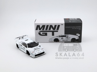 MINI GT Lamborghini Countach LB-WORKS Liberty Walk 2024 Tokyo Auto Salon White LHD MGT00966-L MiniGT