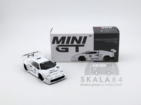 Model samochodu Lamborghini Countach LB-Works Liberty Walk w skali 1:64 - pudełko