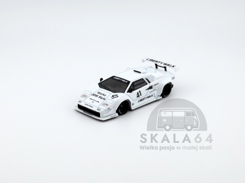Model samochodu Lamborghini Countach LB-Works Liberty Walk w skali 1:64 - przód