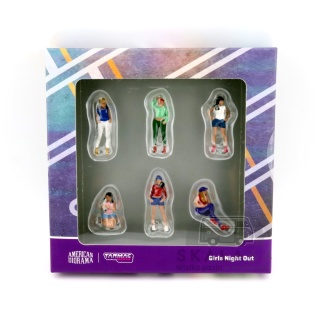 TARMAC WORKS & AMERICAN DIORAMA Girls Night Out Figurki 1:64