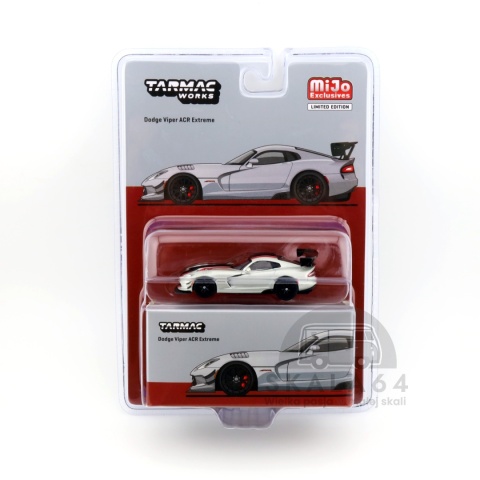 Model samochodu Dodge Viper ACR Extreme Silver Metallic w skali 1:64
