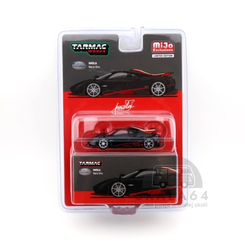 Model samochodu Pagani Imola Nero Oro w skali 1:64