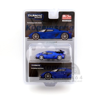 TARMAC WORKS Koenigsegg Jesko Attack Blue MiJo Exclusives Limited Edition