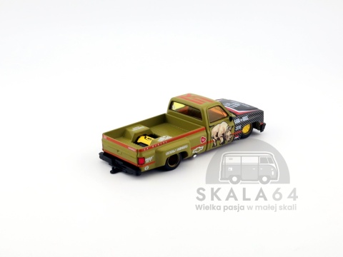 Model samochodu Kaido House 153 Chevrolet Silverado Sumatran Rhino KAIDO HOUSE x MIZU DIECAST w skali 1:64 - tył