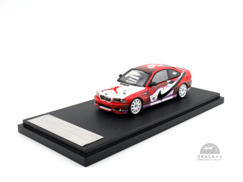 * STREET WARRIOR * BMW M3 * E46 * Nike * Red White Black * Limited Edition * 1 of 499 PCS * 1:64 * * STREET WARRIOR * BMW M3 * E46 * Nike * Red White Black * Limited Edition * 1 of 499 PCS * 1:64 *