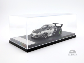 STREET WARRIOR - GHOST PLAYER Porsche 993 RWB RAUH-Welt Silver / Black