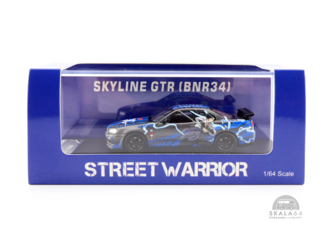 * STREET WARRIOR * Nissan Skyline GTR (BNR34) * V-Spec II * Various * Limited Edition * 1 of 500 PCS * 1:64 * * STREET WARRIOR * Nissan Skyline GTR (BNR34) * V-Spec II * Various * Limited Edition * 1 of 500 PCS * 1:64 *