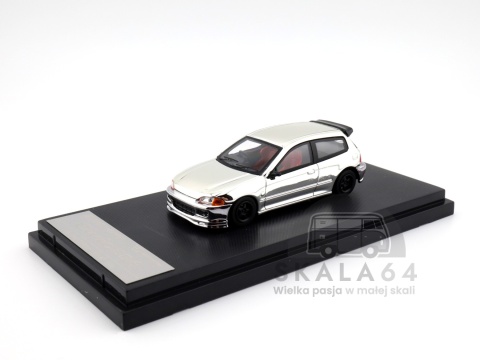 * STREET WEAPON * Honda Civic EG6 * Chrome * Limited Edition * 1 of 500 PCS * 1:64 *