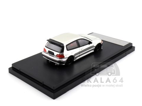 * STREET WEAPON * Honda Civic EG6 * Chrome * Limited Edition * 1 of 500 PCS * 1:64 *