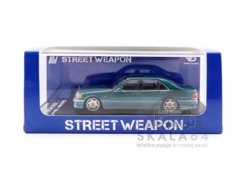 * STREET WEAPON * Mercedes-Benz S-Class S600 W140 * Green / Grey * 1:64 * Limited Edition * 1 of 499 PCS *