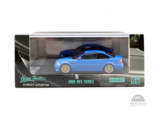 STREET WEAPON - STANCE HUNTERS BMW M3 E46 Blue BBS Limited Edition 1 of 299 PCS 1:64