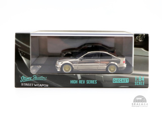 STREET WEAPON - STANCE HUNTERS BMW M3 E46 Chrome BBS Limited Edition 1 of 299 PCS 1:64